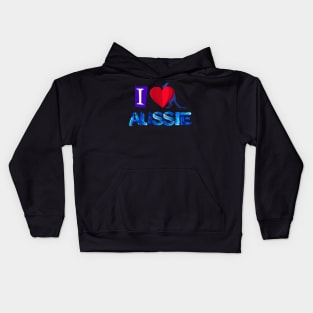 I love Aussie Kids Hoodie